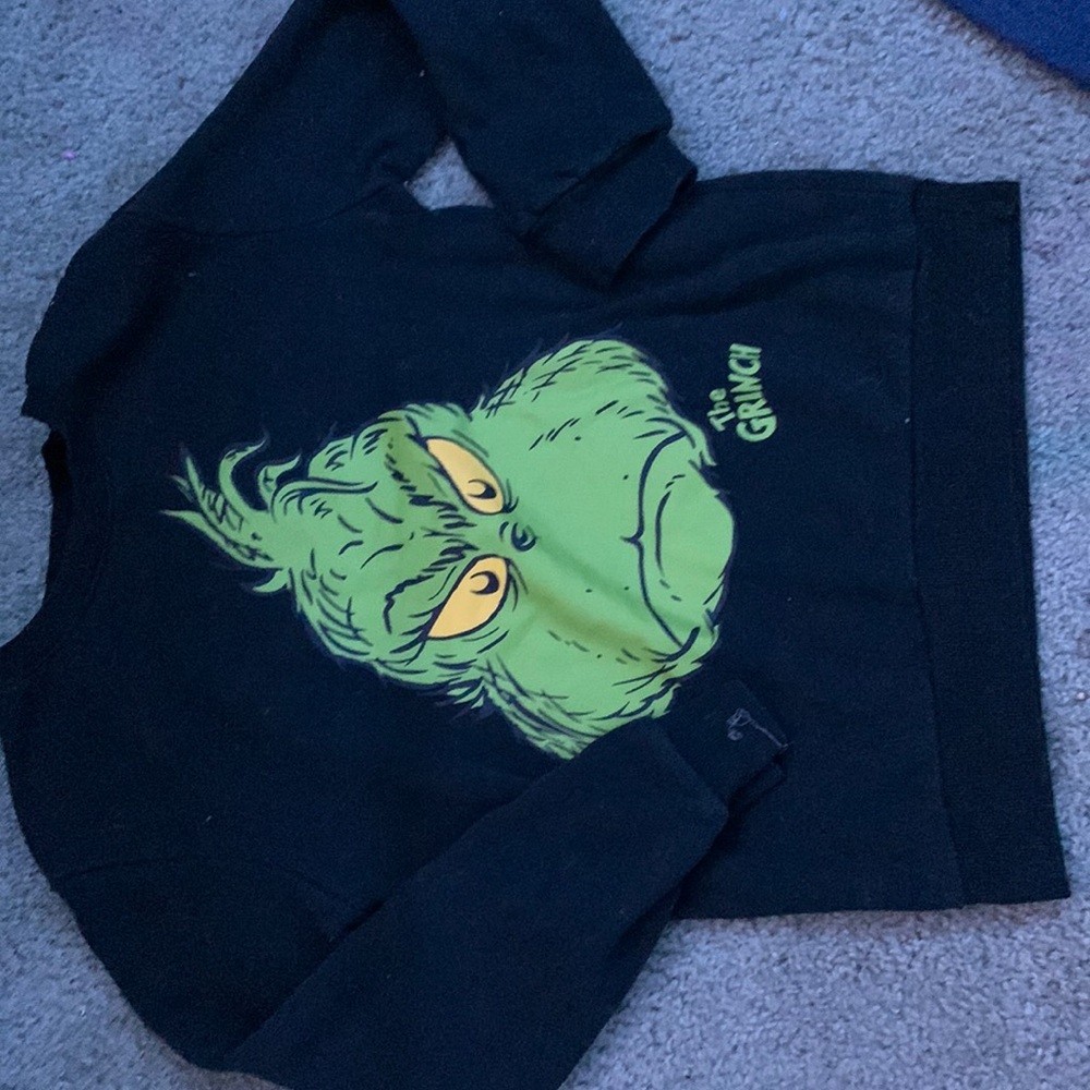 A black sweater